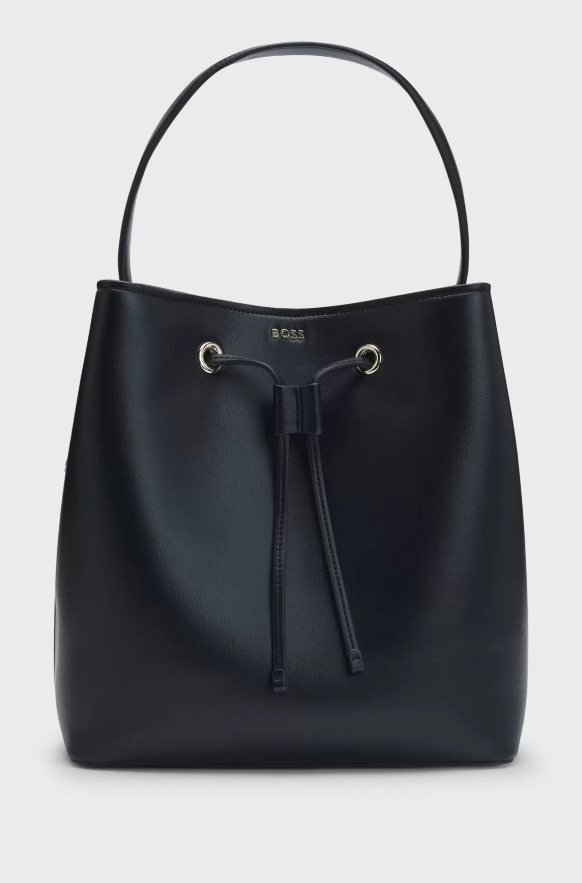 HUGO BOSS Bucket Bag I Imiteret Læder Med Dobbelt B-monogram