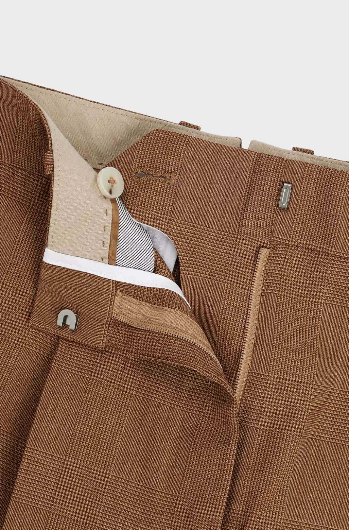 HUGO BOSS Bukser I Regular Fit I Ternet Ny Uld Og Silke