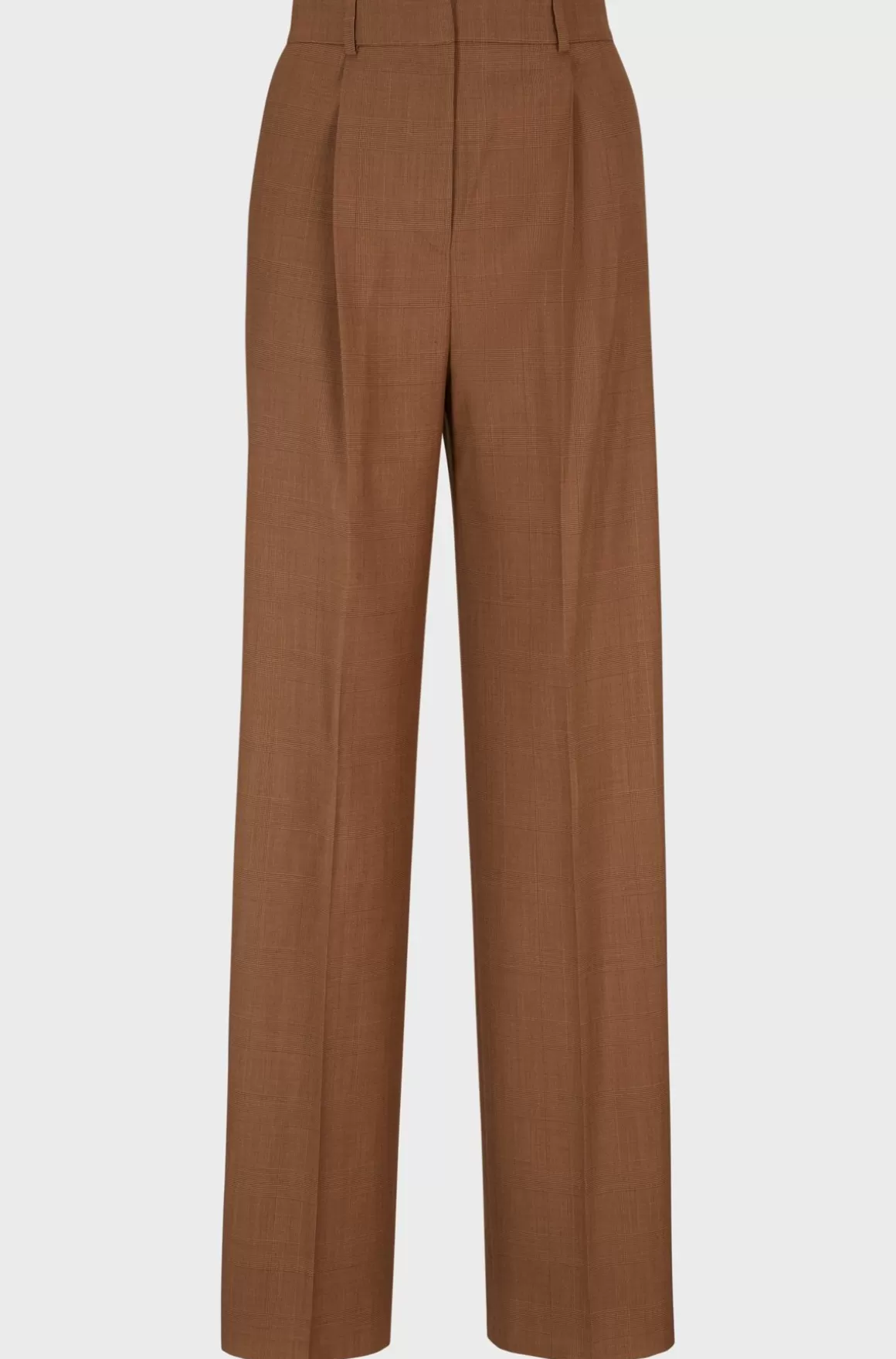 HUGO BOSS Bukser I Regular Fit I Ternet Ny Uld Og Silke