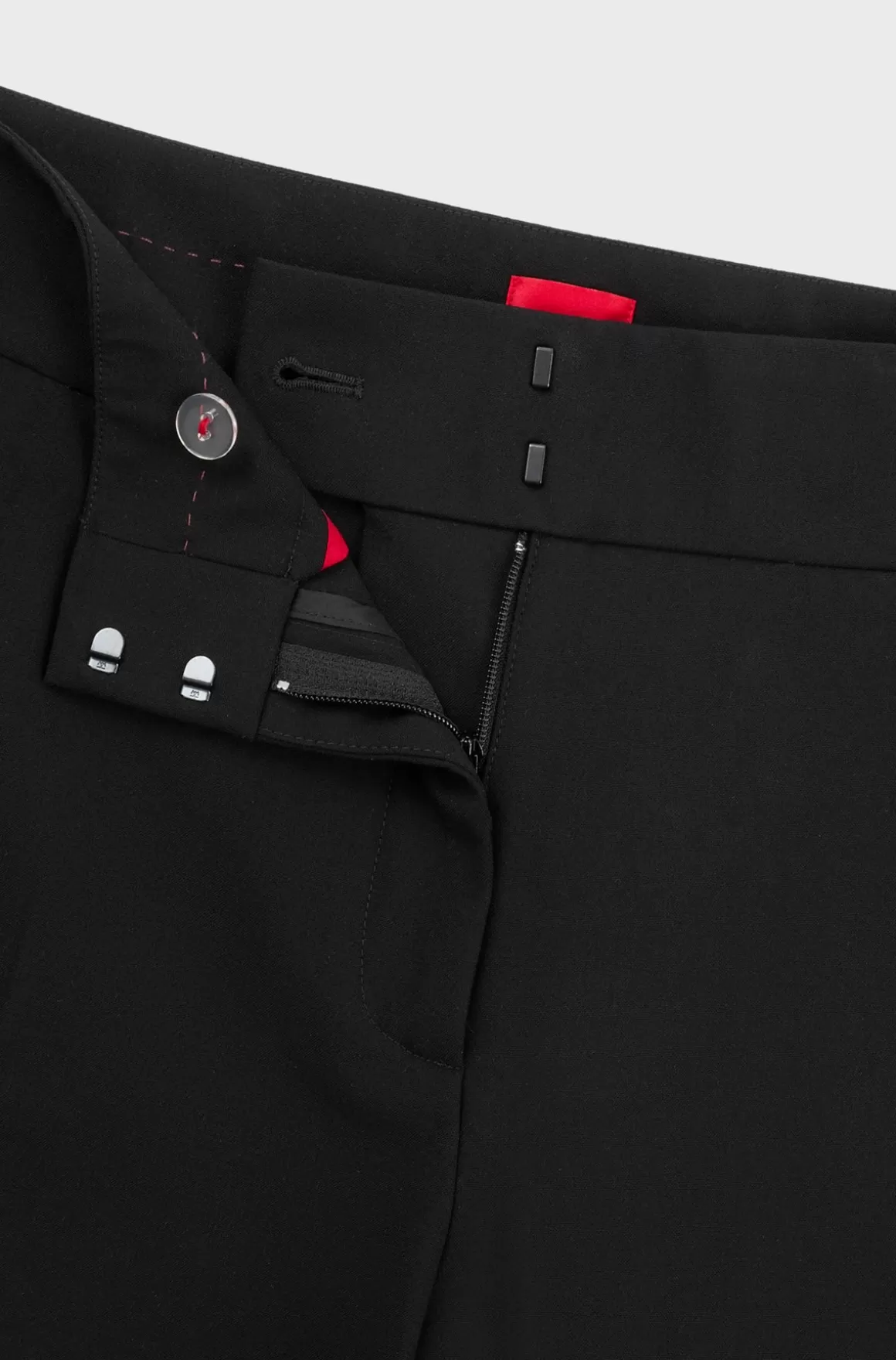 HUGO BOSS Bukser Med Slim Fit I Stof Med Stræk Og Med Logodetalje
