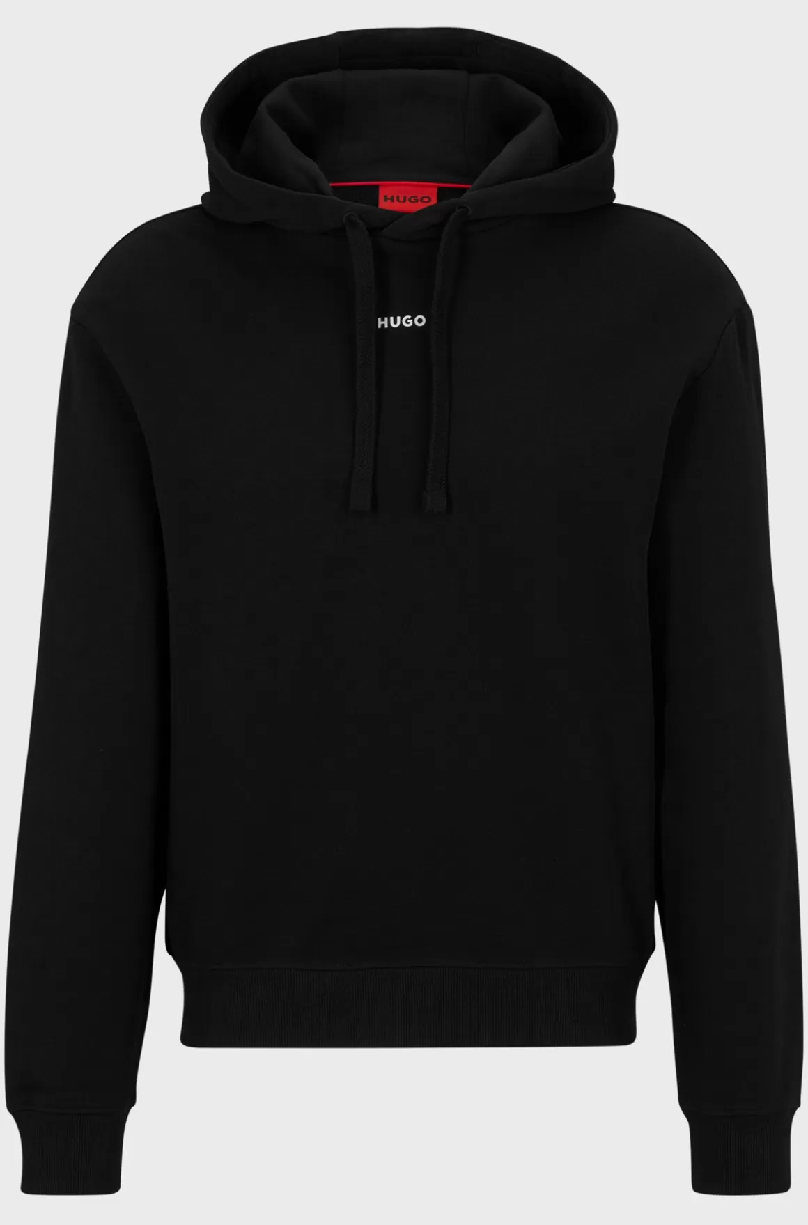 HUGO BOSS Hættetrøje I Sweatkvalitet Af Bomuld Med Relaxed Fit Og Logoprint
