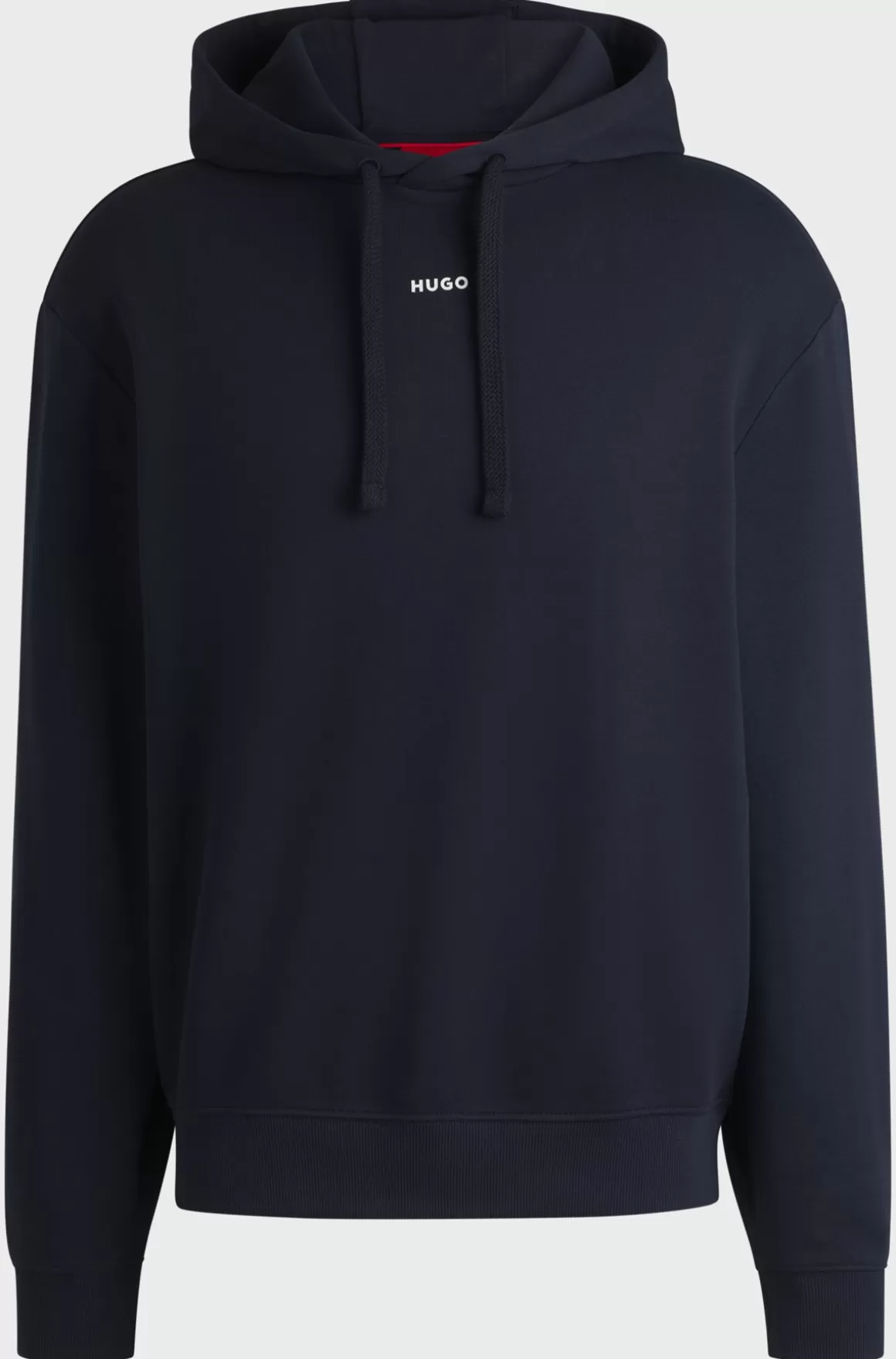HUGO BOSS Hættetrøje I Sweatkvalitet Af Bomuld Med Relaxed Fit Og Logoprint