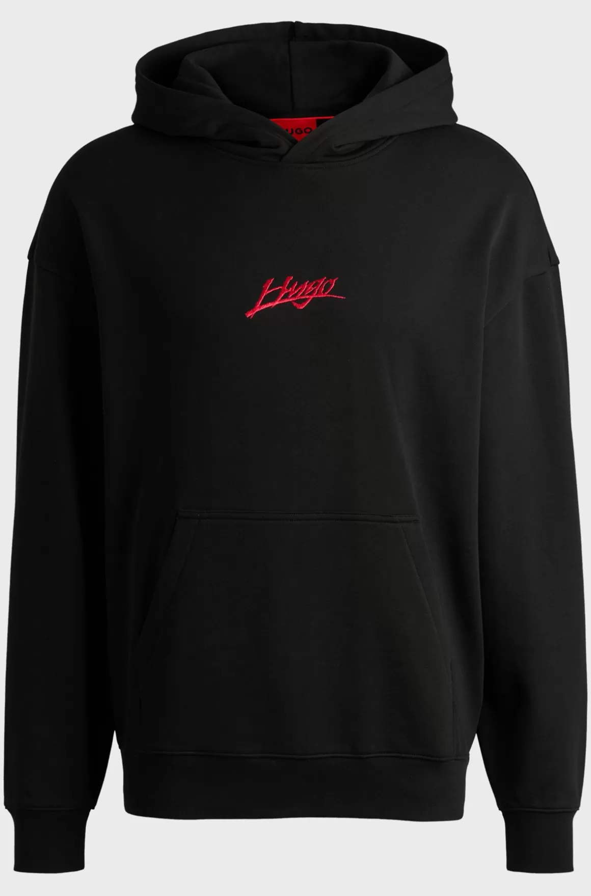 HUGO BOSS Hættetrøje I Sweatkvalitet Af Bomuld Med Relaxed Fit Og Logoprint