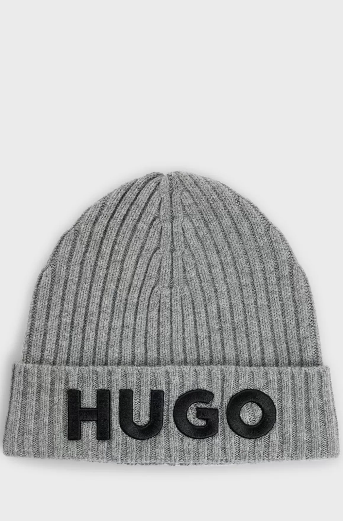 HUGO BOSS Hue I Ny Uld Med Logodetalje