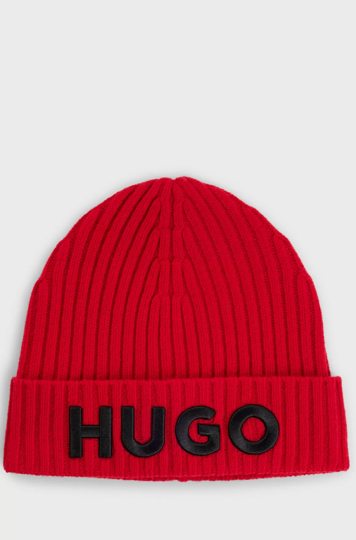 HUGO BOSS Hue I Ny Uld Med Logodetalje