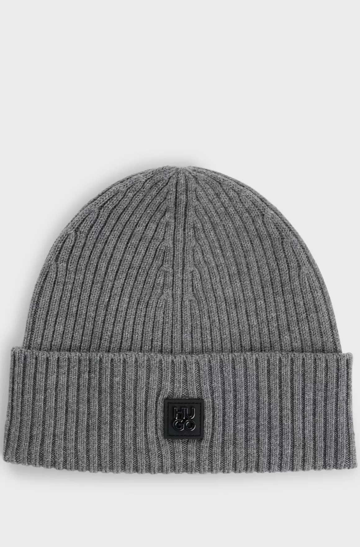 HUGO BOSS Hue I Ny Uld Med Stablet Logo