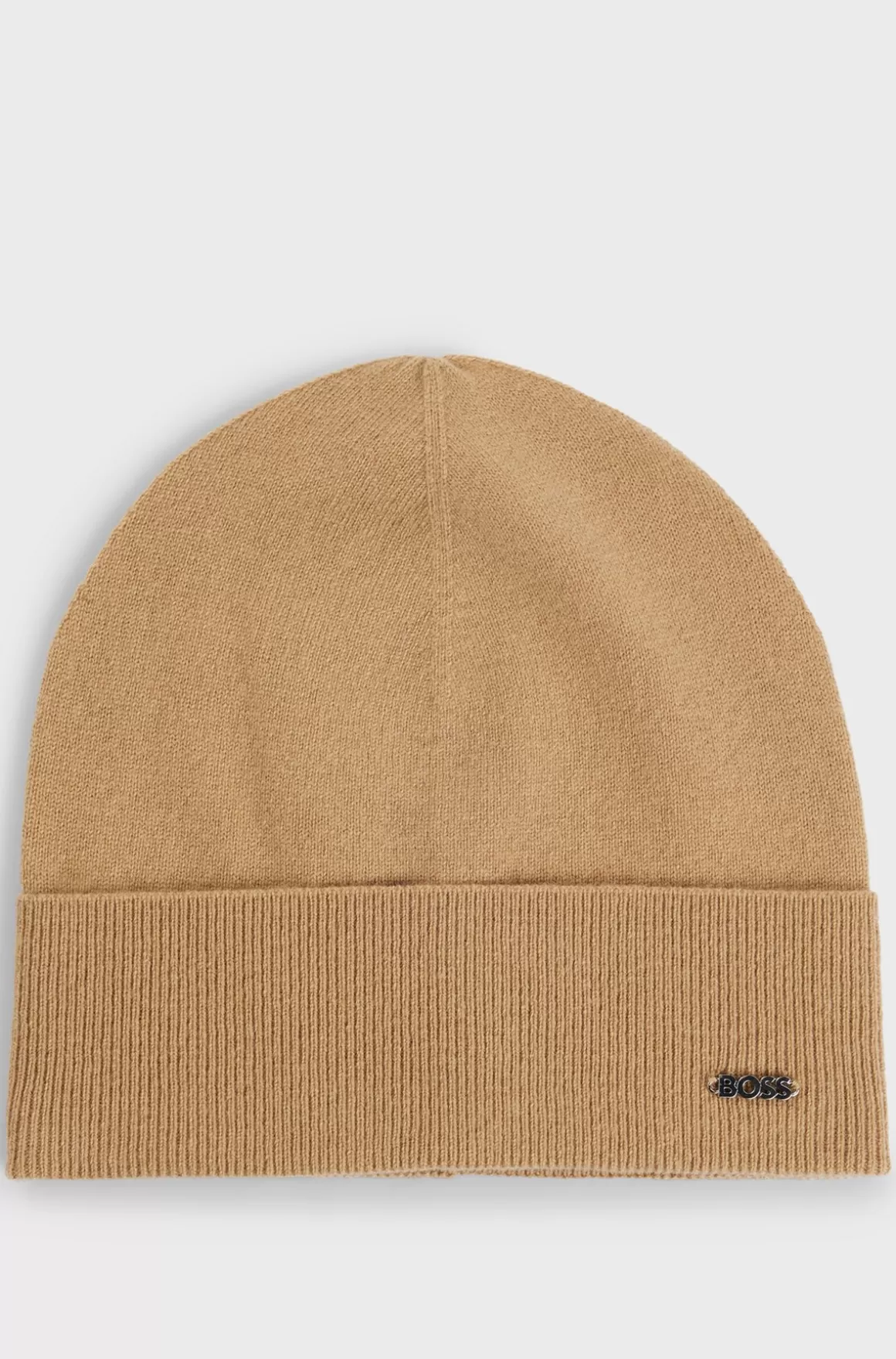 HUGO BOSS Hue I Uld Og Kashmir Med Logo
