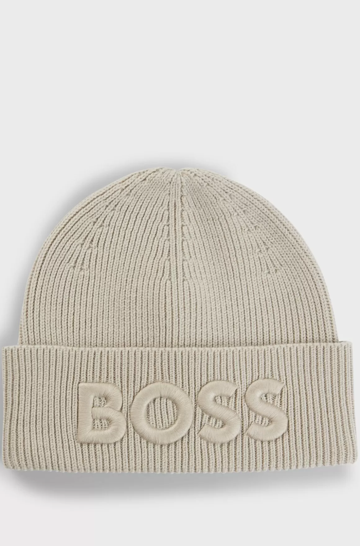 HUGO BOSS Hue I Uldblanding Med Broderet Logo