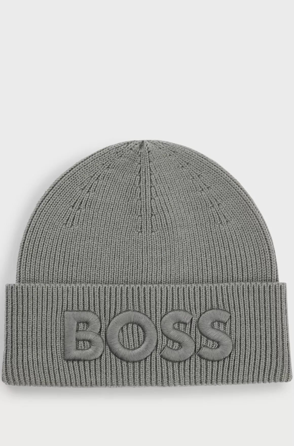 HUGO BOSS Hue I Uldblanding Med Broderet Logo