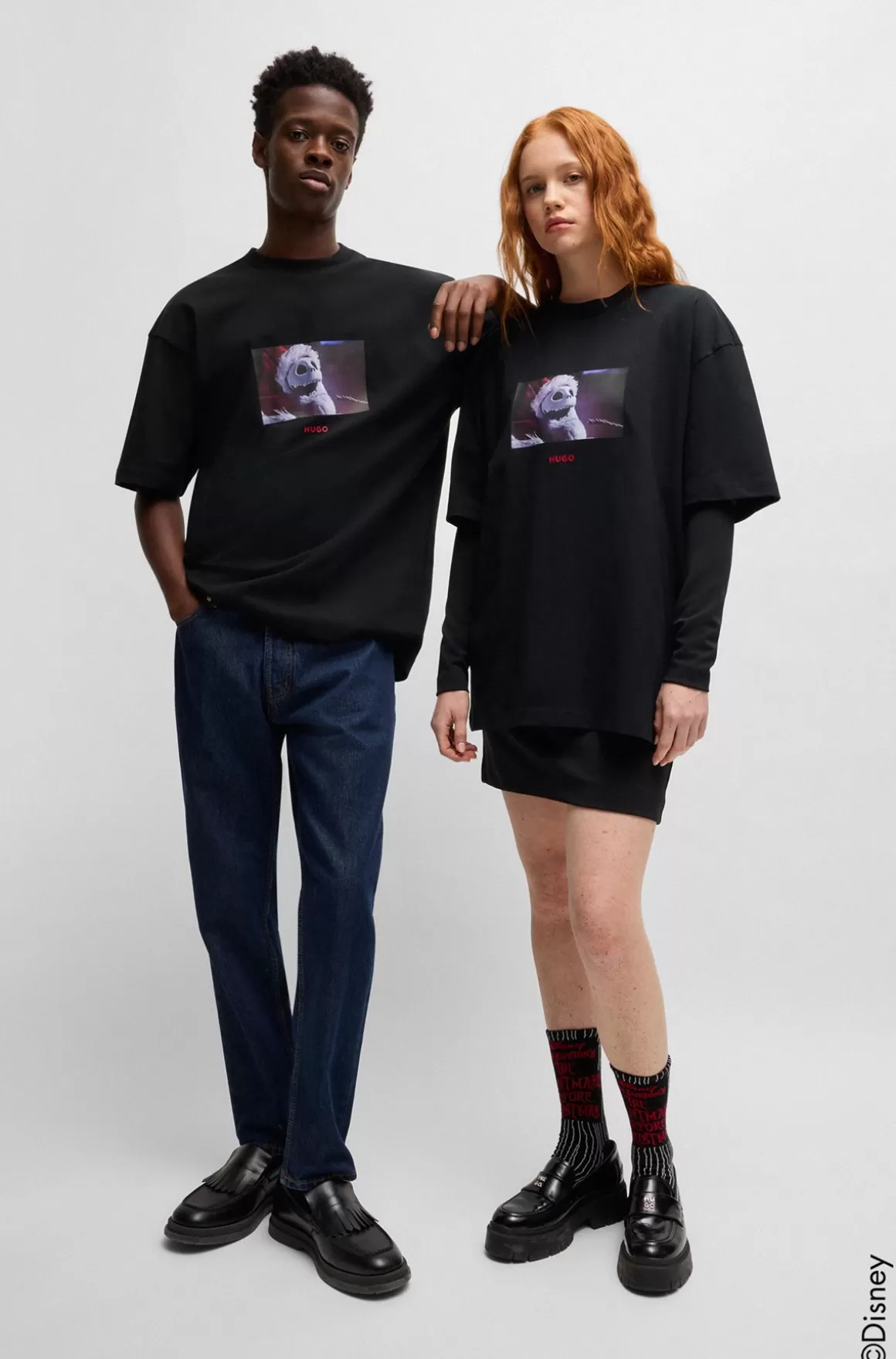 HUGO BOSS HUGO X Disneys The Nightmare Before Christmas-T-shirt Med Oversize Fit