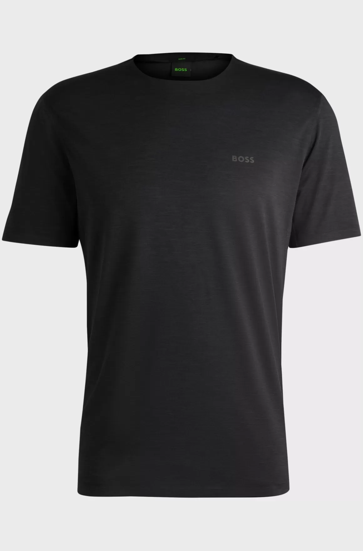 HUGO BOSS Hurtigtørrende T-shirt I Jersey Med Stræk Og Dekorativ Reflekterende Grafik