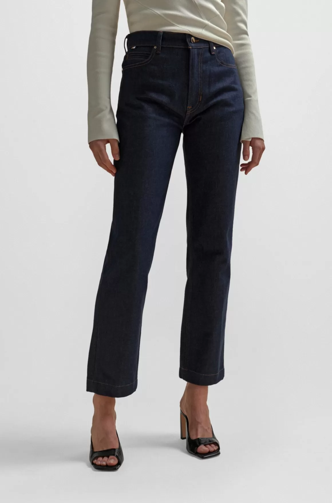 HUGO BOSS Jeans I Slim Fit I Marineblå Denim Med Behageligt Stræk