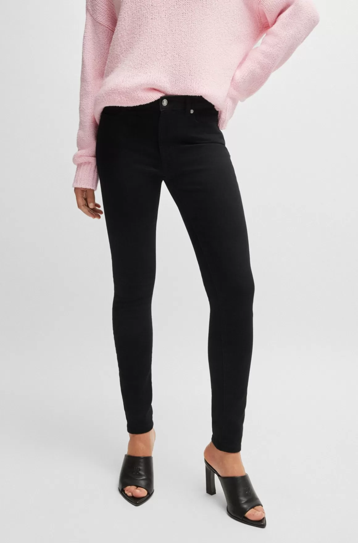 HUGO BOSS Jeans Med Skinny Fit I Denim Med Stræk