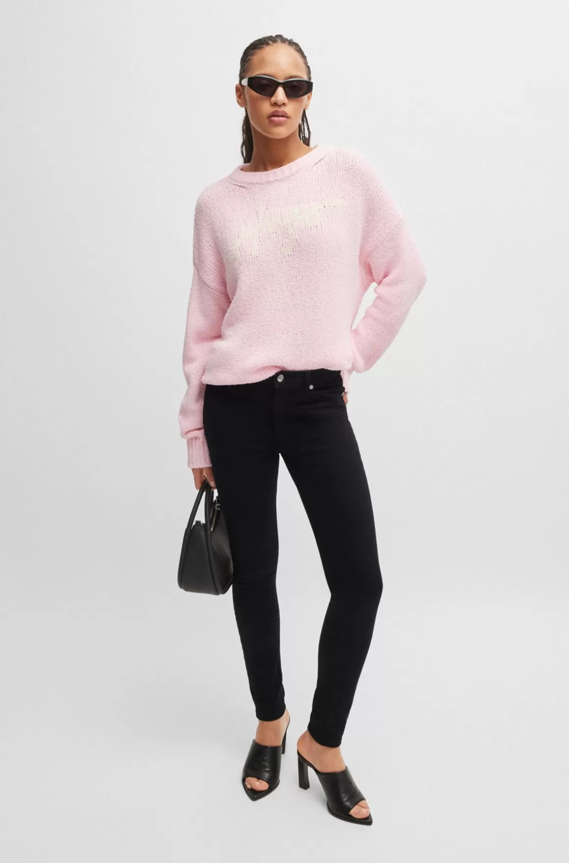 HUGO BOSS Jeans Med Skinny Fit I Denim Med Stræk