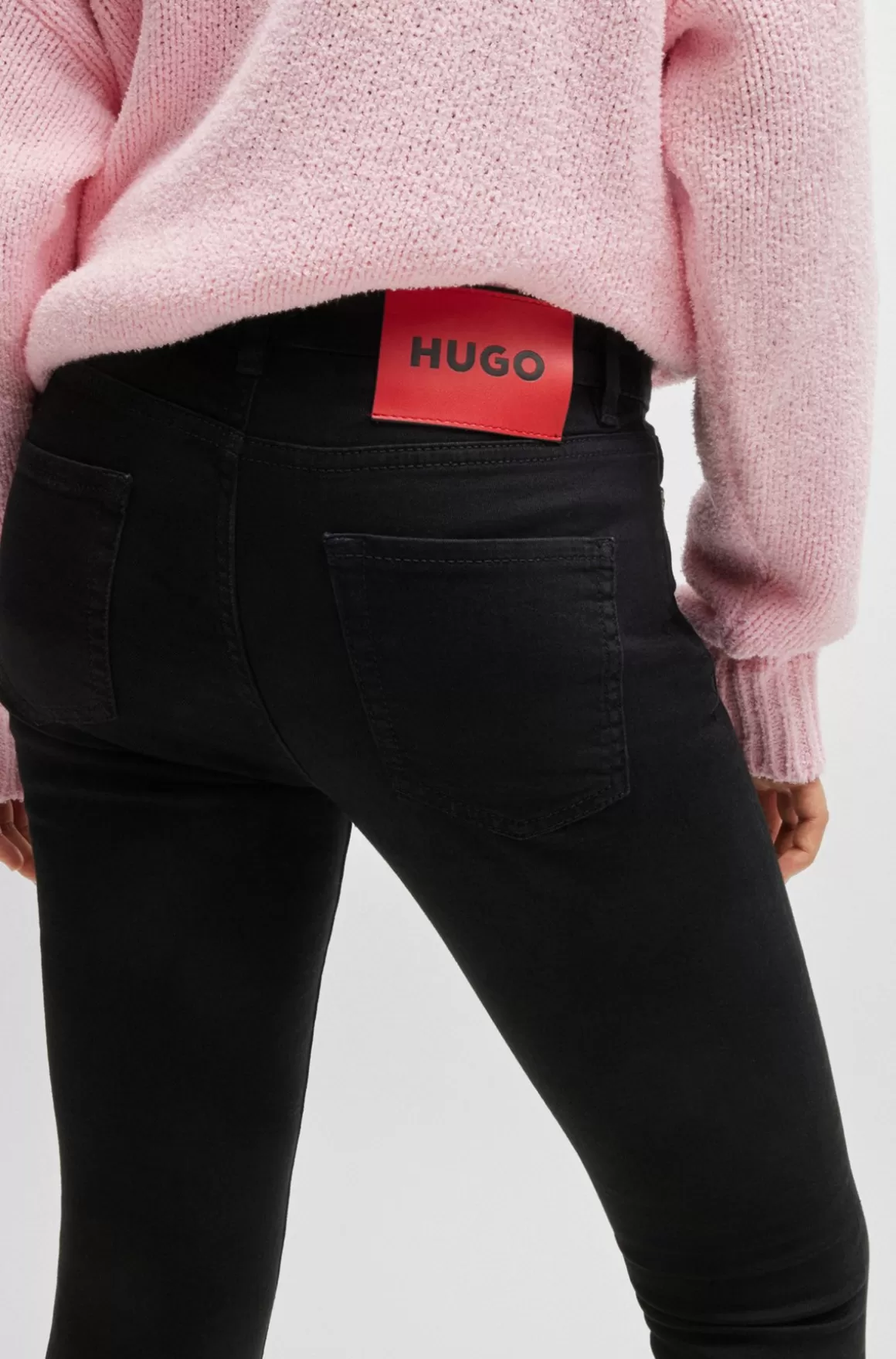 HUGO BOSS Jeans Med Skinny Fit I Denim Med Stræk