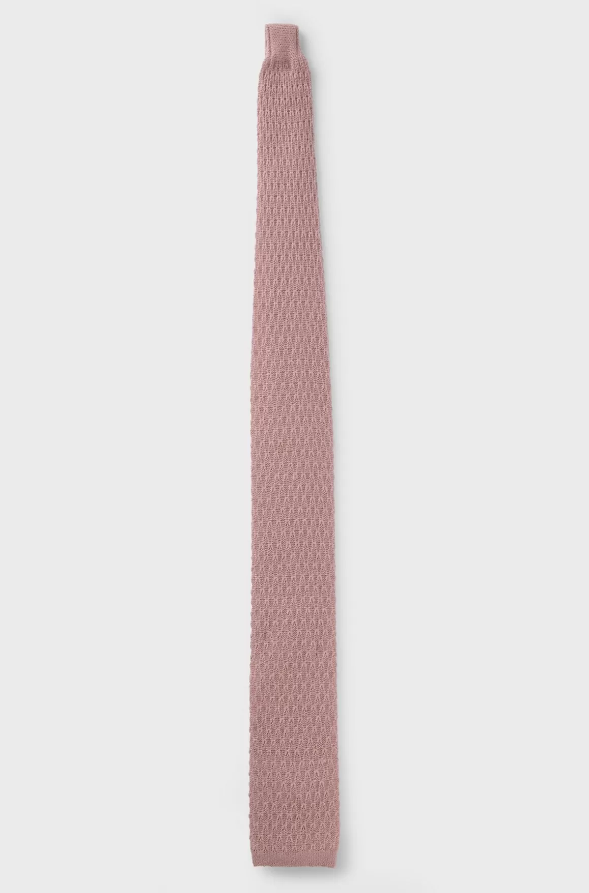 HUGO BOSS Kashmirslips Med Strikket Mønster