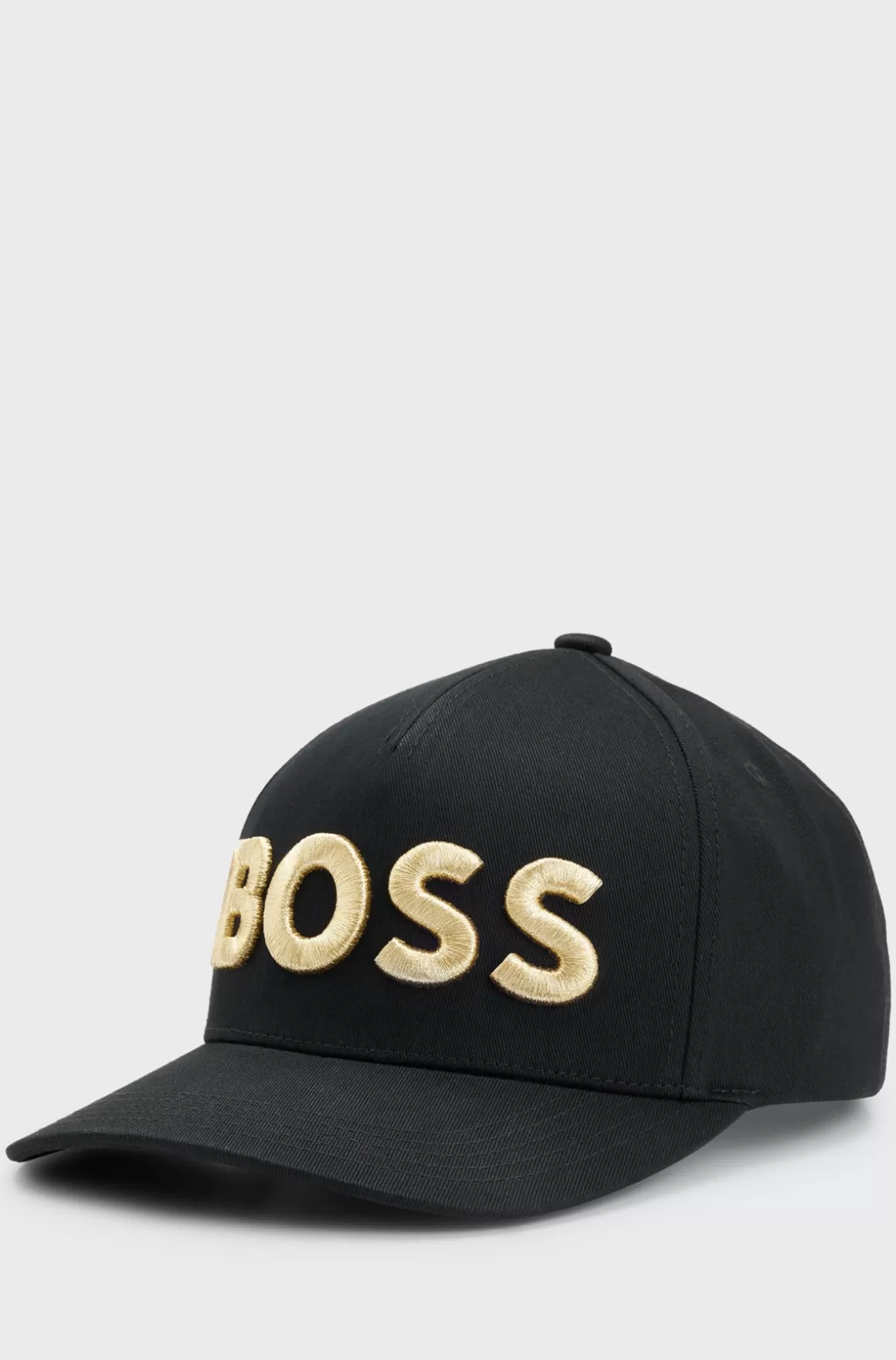 HUGO BOSS Kasket I Bomuldstwill Med Broderet 3D-logo