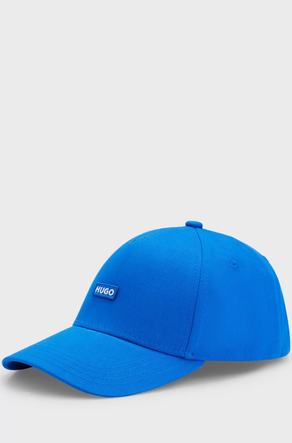 HUGO BOSS Kasket I Bomuldstwill Med Broderet Logo