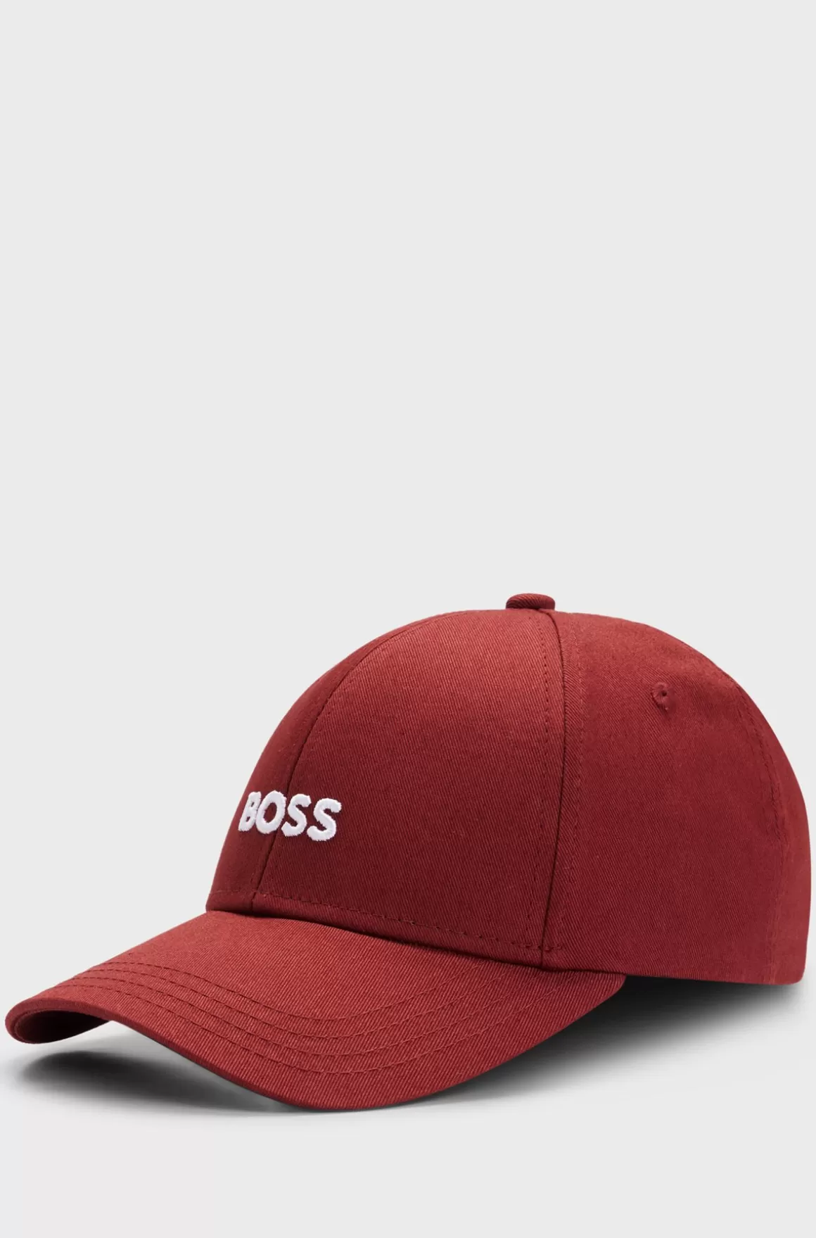 HUGO BOSS Kasket I Bomuldstwill Med Broderet Logo