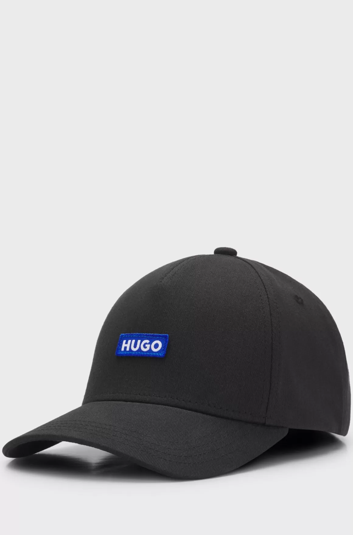 HUGO BOSS Kasket I Bomuldstwill Med Broderet Logo