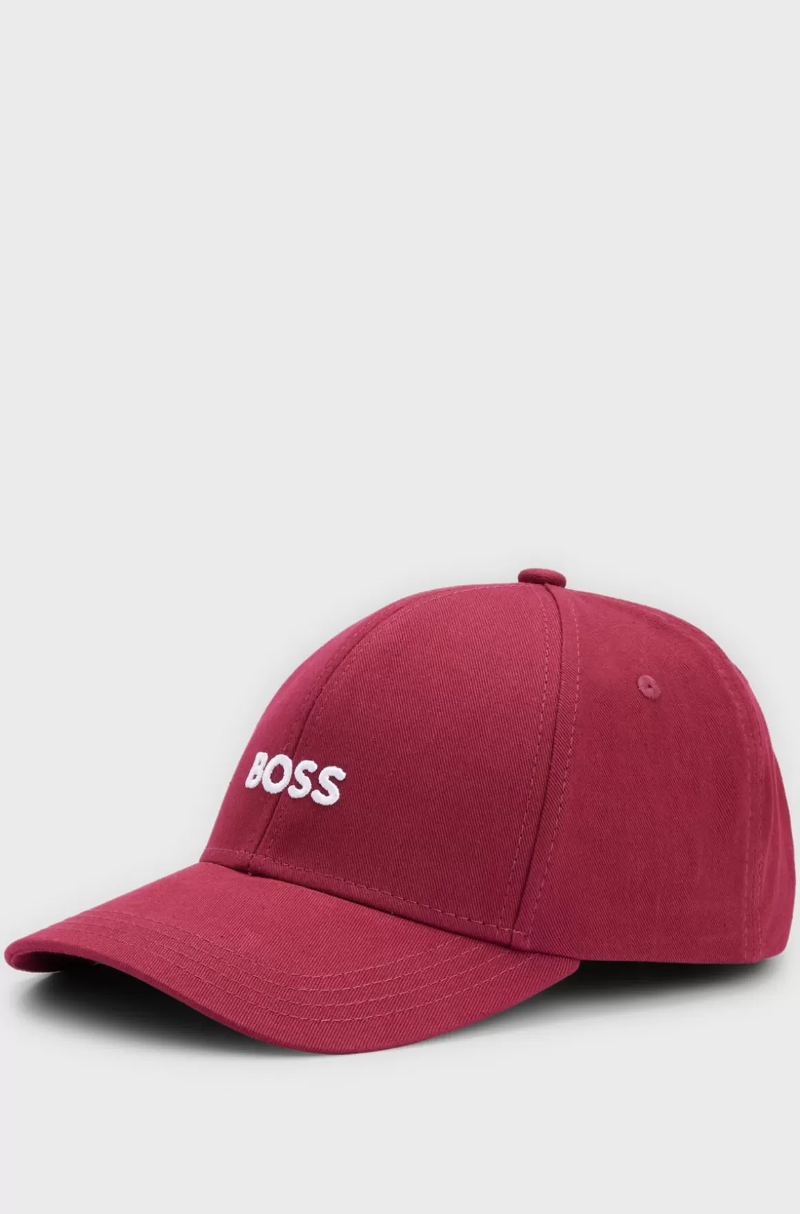 HUGO BOSS Kasket I Bomuldstwill Med Broderet Logo