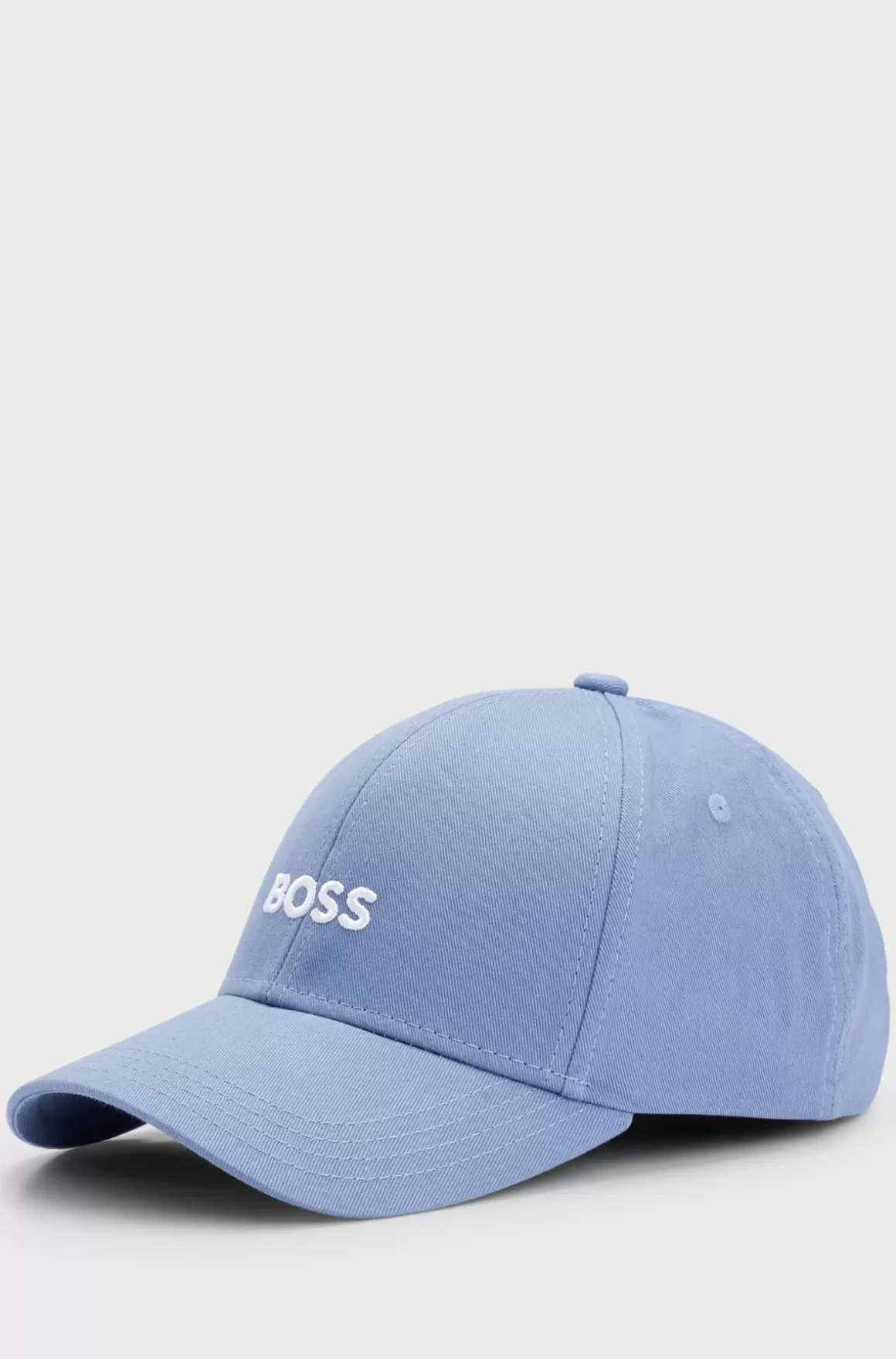 HUGO BOSS Kasket I Bomuldstwill Med Broderet Logo