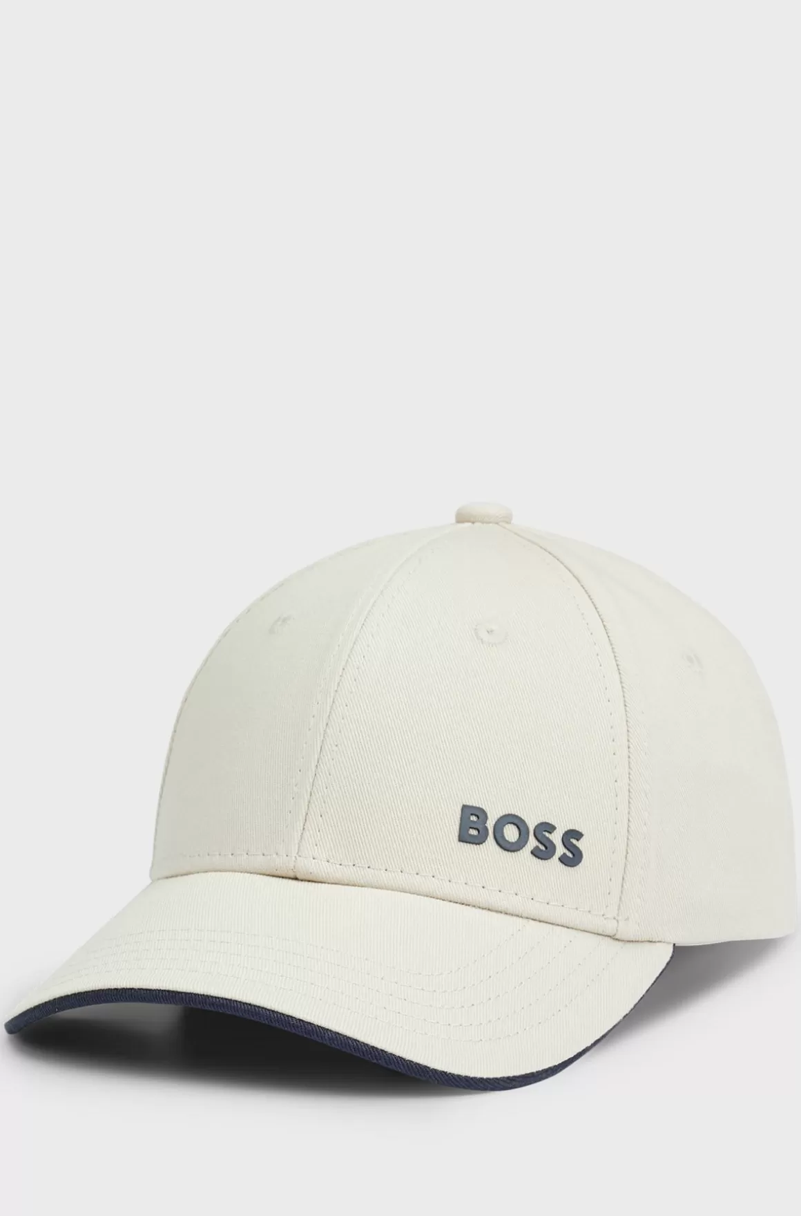 HUGO BOSS Kasket I Bomuldstwill Med Printet Logo