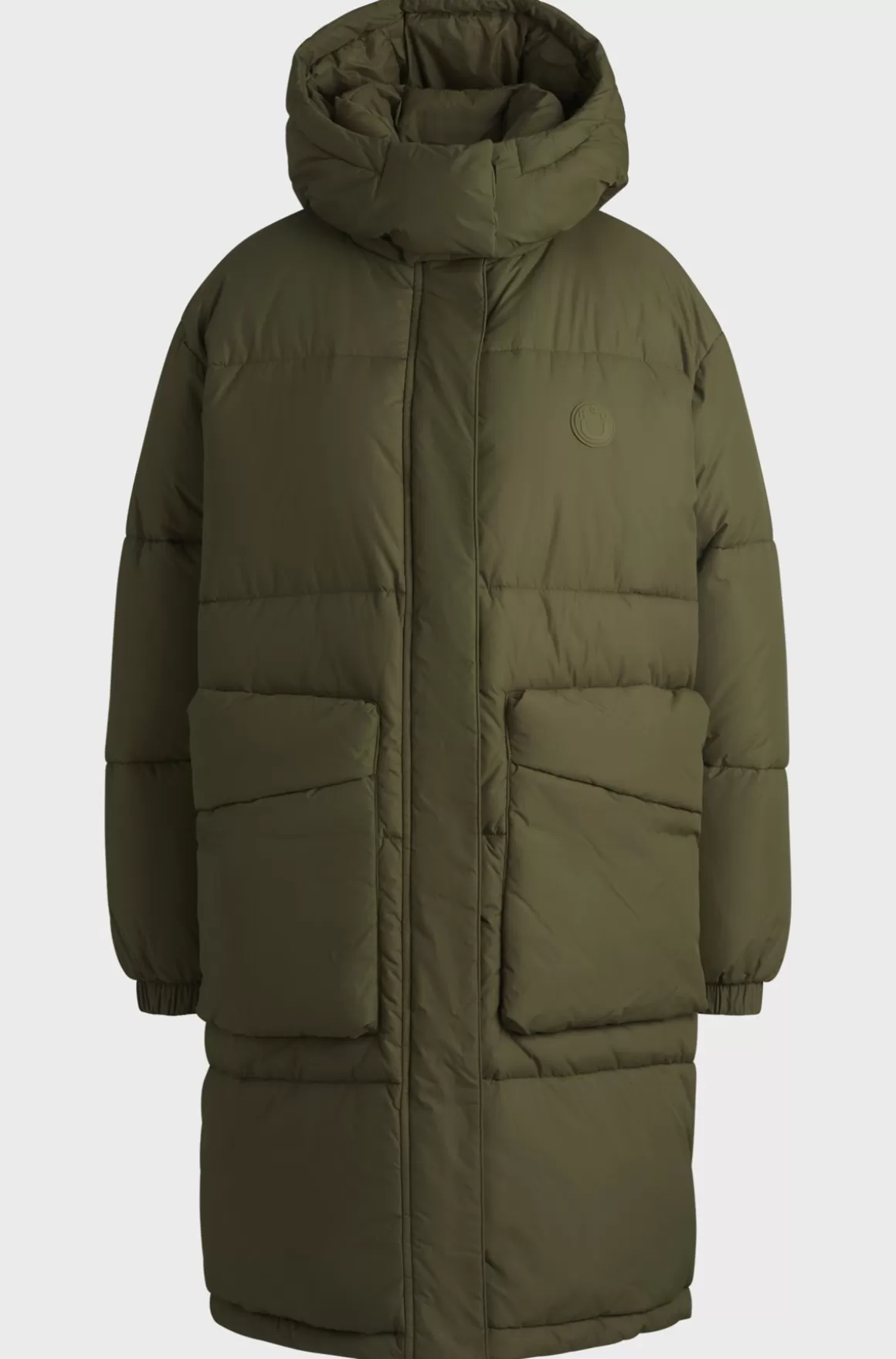 HUGO BOSS Lang Dynejakke Med Aftagelig Hætte