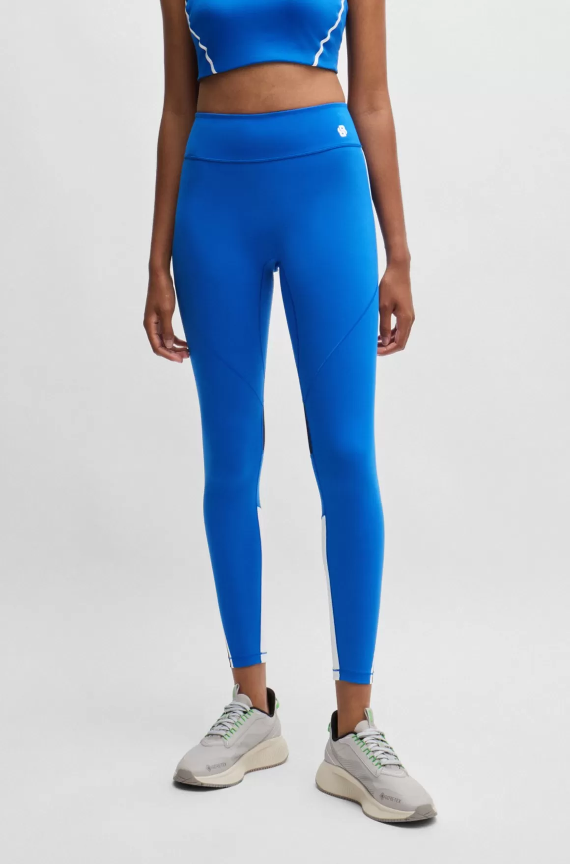 HUGO BOSS Leggings I Jersey Med Stræk Og Dobbelt B-monogram