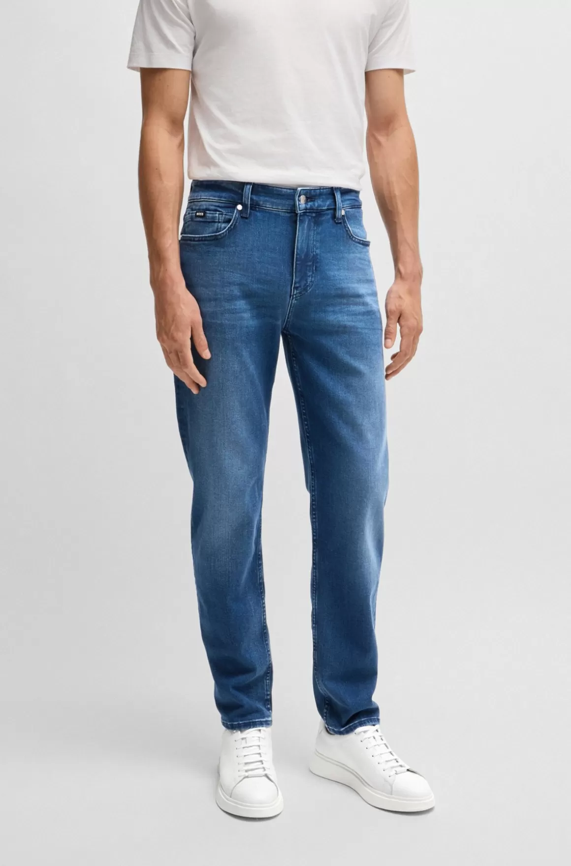 HUGO BOSS Maine Regular Fit Soft-touch Jeans I Denim