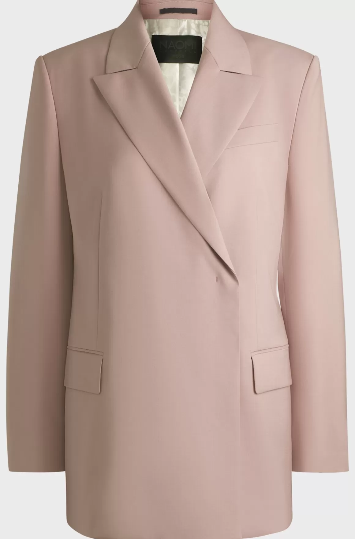 HUGO BOSS NAOMI X BOSS-blazer Med Relaxed Fit I Uld Med Naturligt Stræk