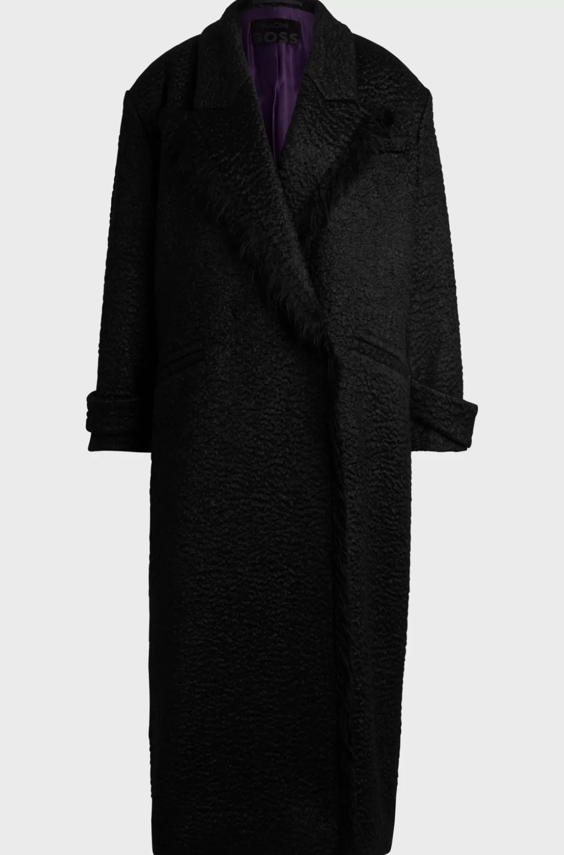 HUGO BOSS NAOMI X BOSS-frakke Med Oversize Fit I Uldblanding
