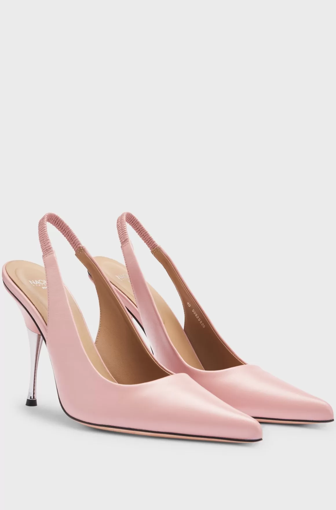 HUGO BOSS NAOMI X BOSS-slingback-pumps I Glat Læder