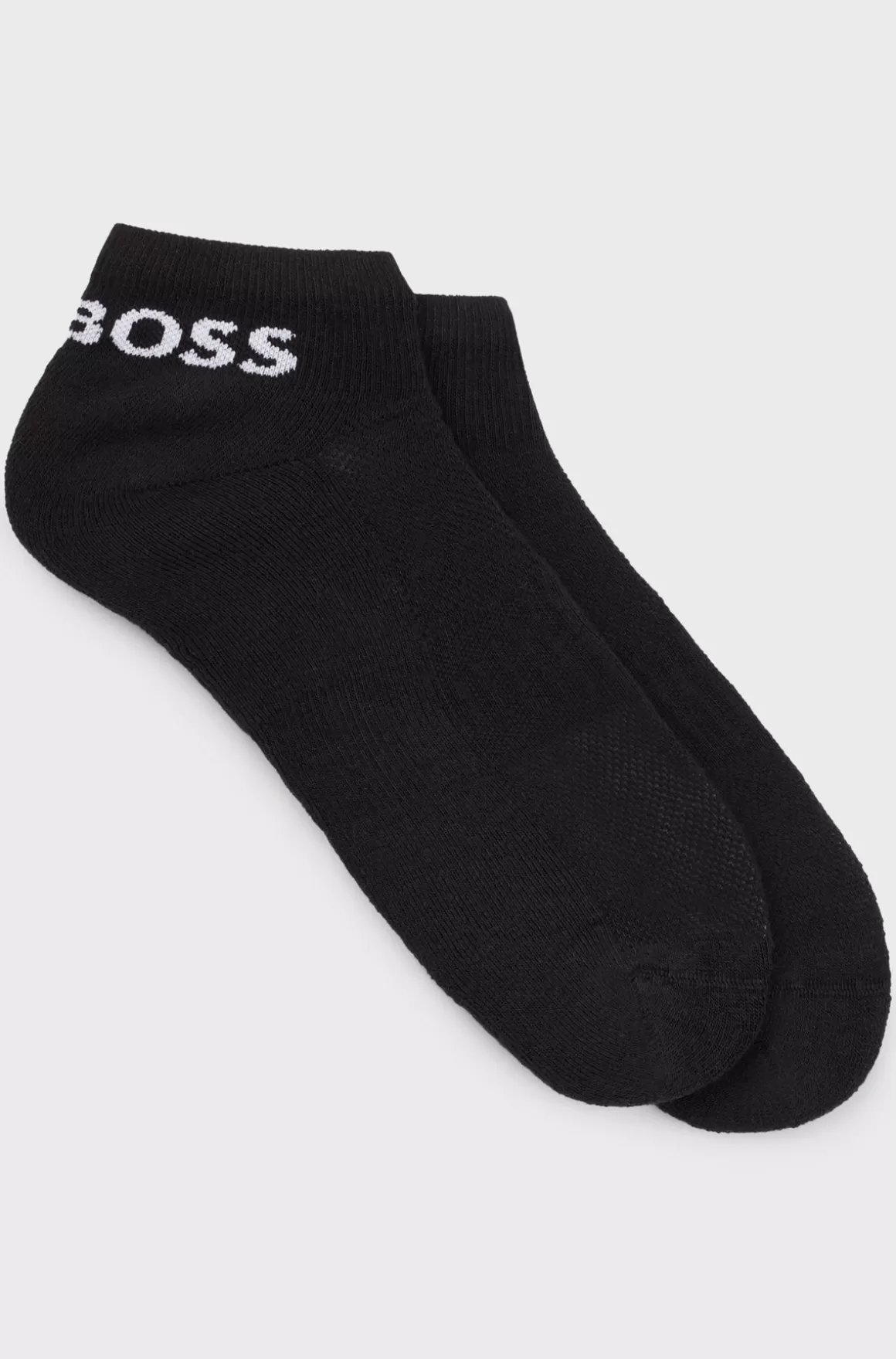 HUGO BOSS Pakke Med To Par Ankellange Strømper I Stof Med Stræk