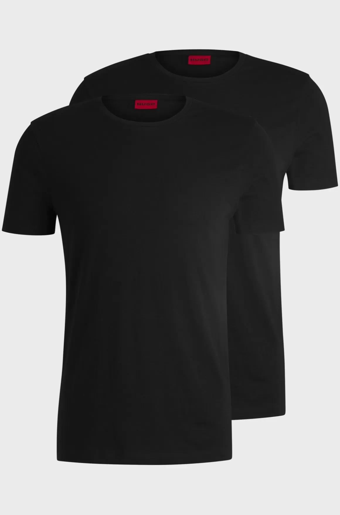 HUGO BOSS Pakke Med To T-shirts I Bomuld Med Stræk Og Med Slim Fit