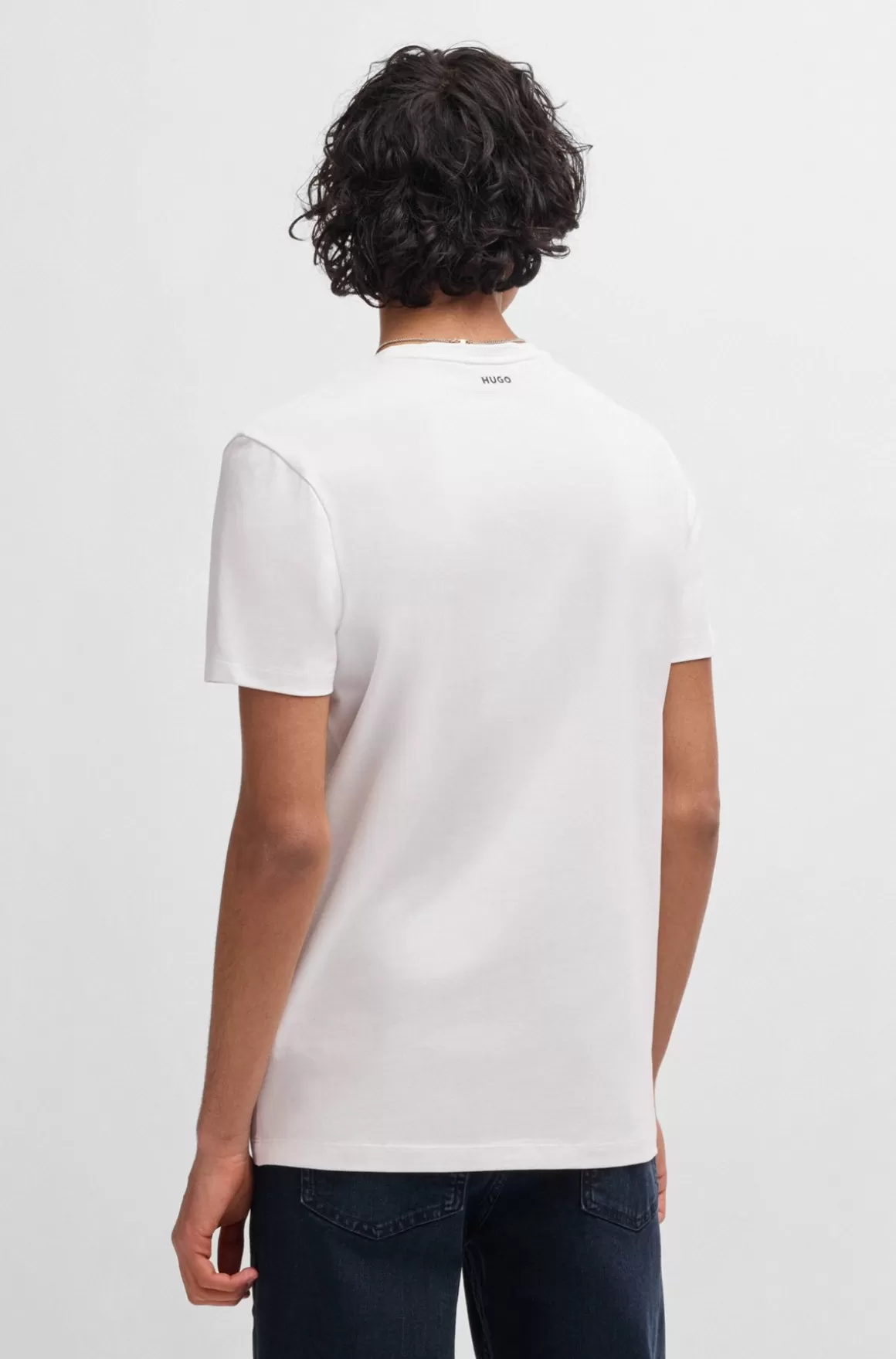 HUGO BOSS Pakke Med To T-shirts Med V-hals I Bomuld Med Stræk