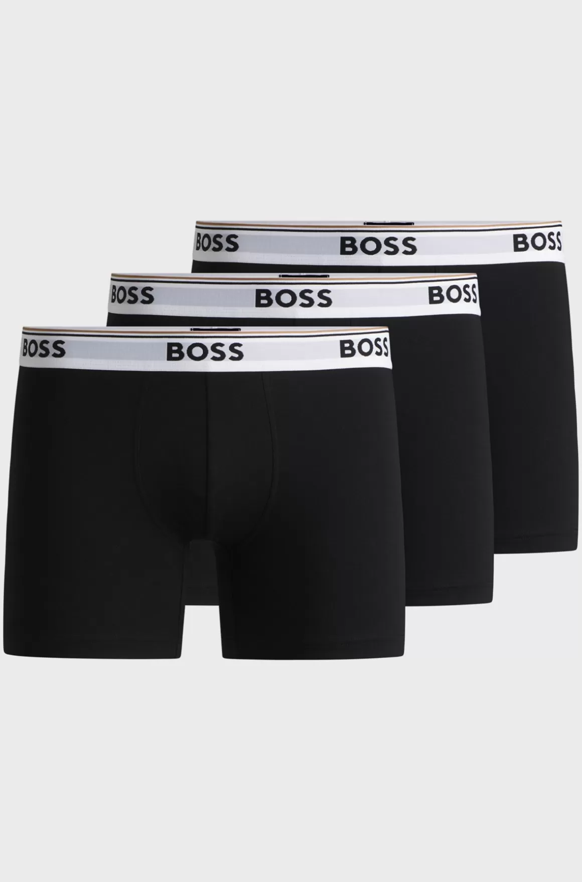 HUGO BOSS Pakke Med Tre Boxer-underbukser I Bomuld Med Stræk Med Logoer