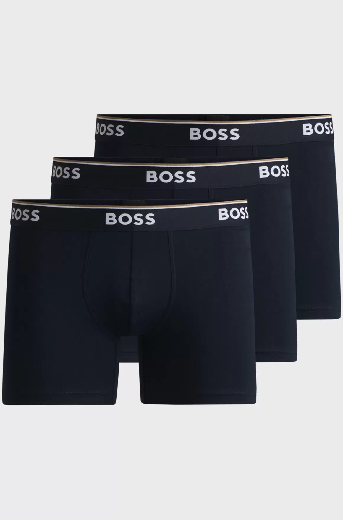 HUGO BOSS Pakke Med Tre Boxer-underbukser I Bomuld Med Stræk Med Logoer
