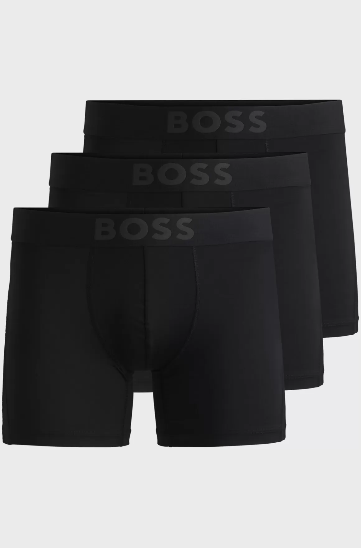 HUGO BOSS Pakke Med Tre Par Boksershorts I Mikrofiber Med Logoer