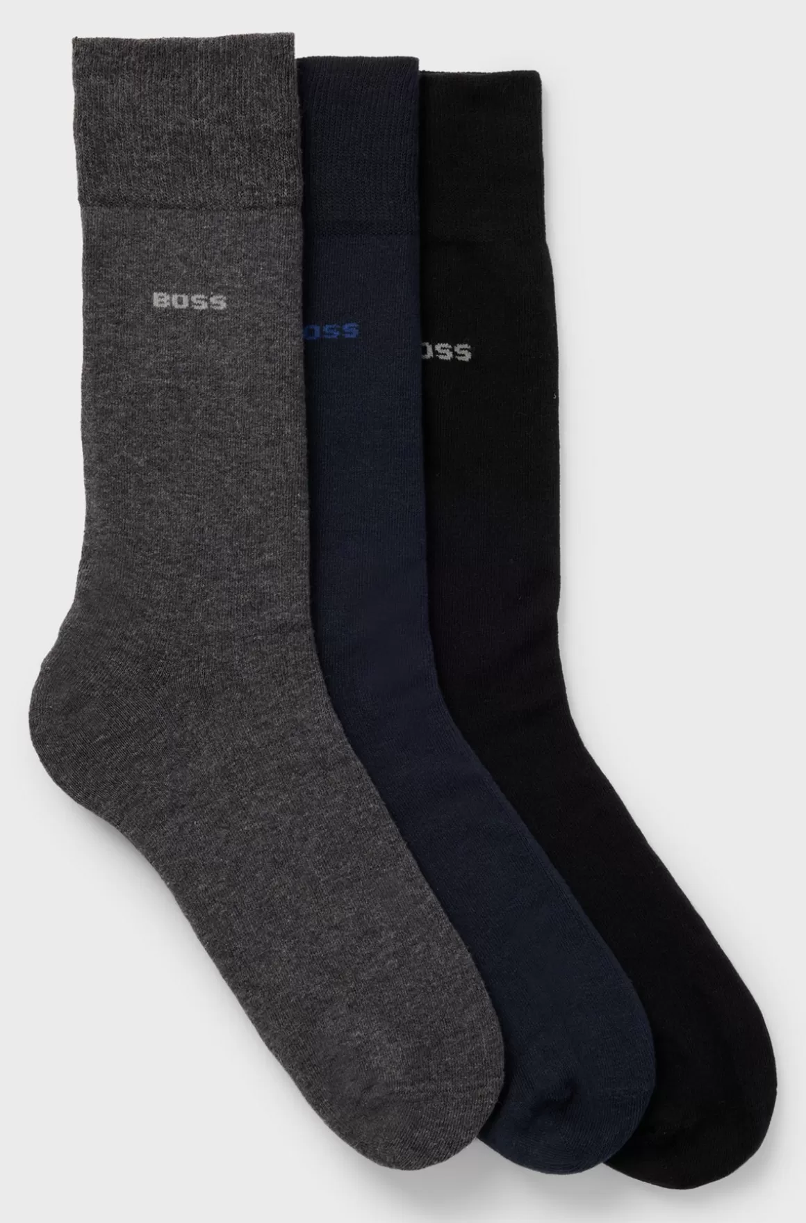 HUGO BOSS Pakke Med Tre Par Strømper I Almindelig Længde - Gavesæt