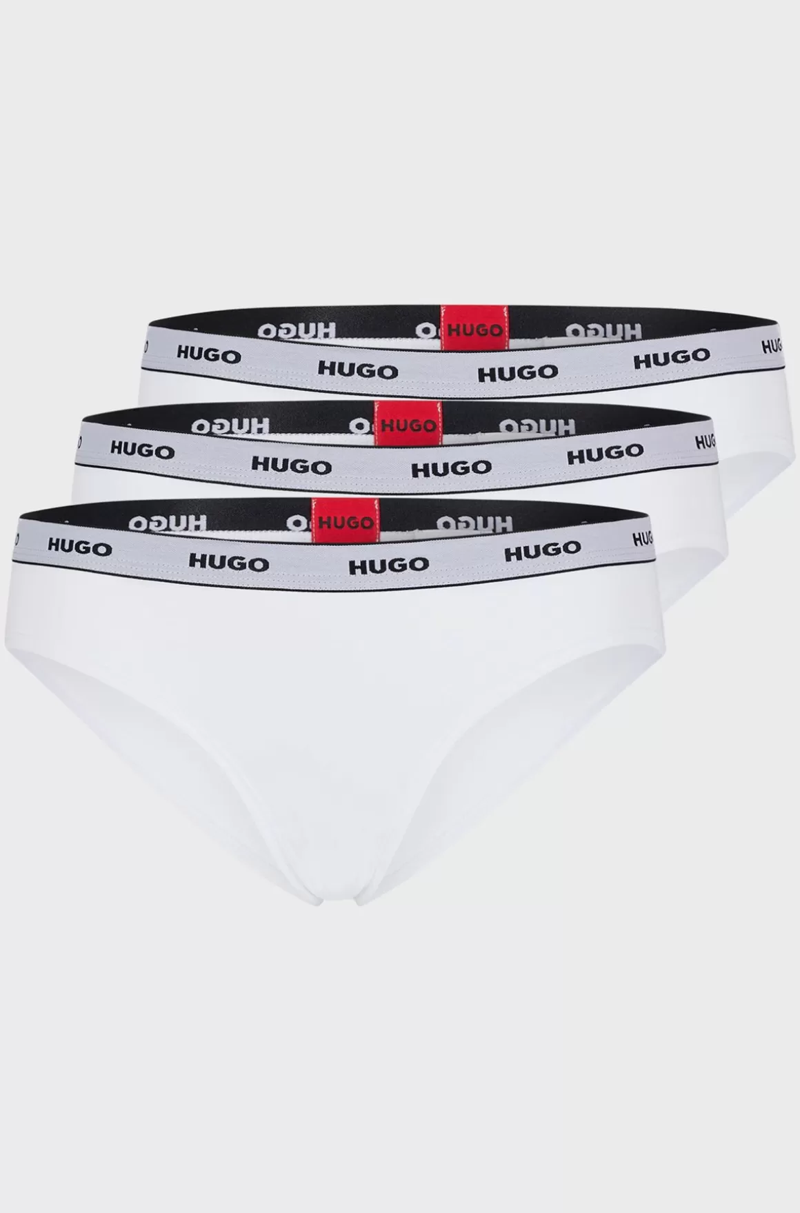 HUGO BOSS Pakke Med Tre Par Trusser I Bomuld Med Stræk Og Logolinning
