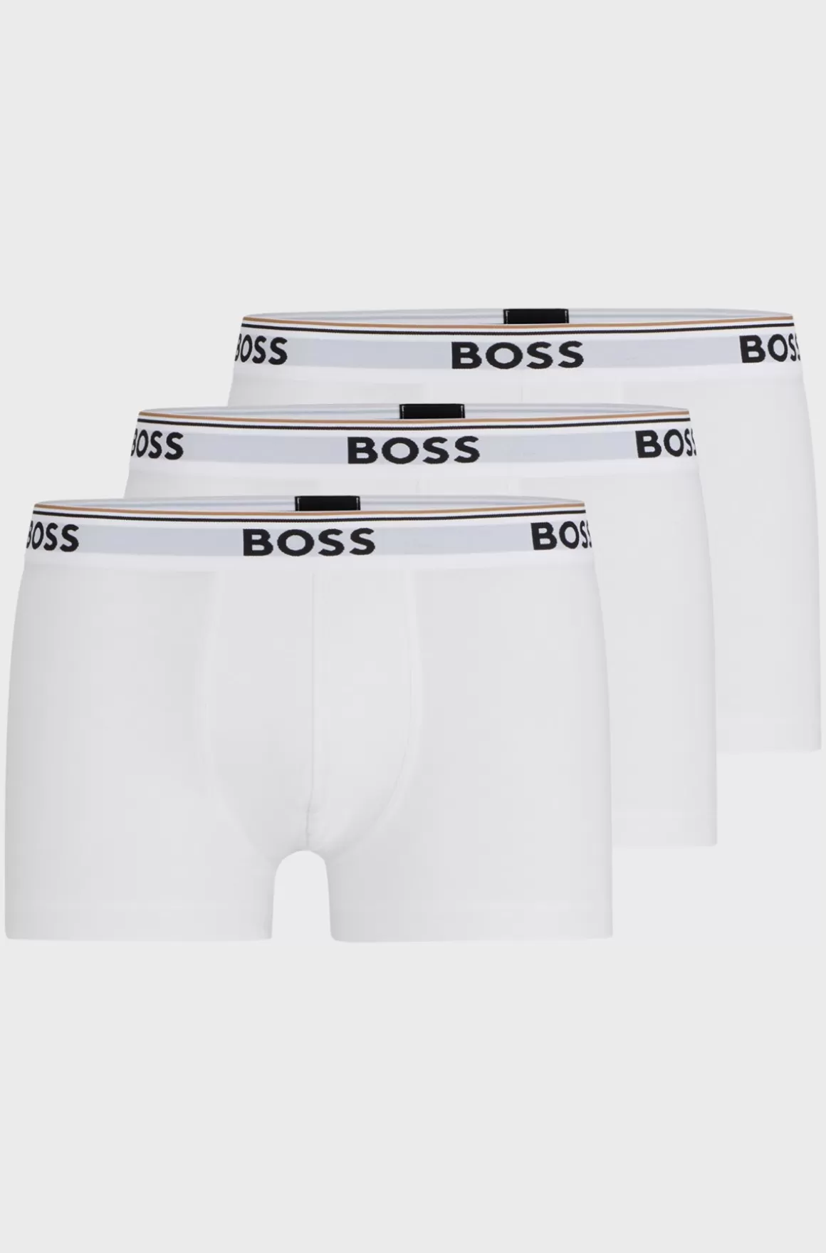 HUGO BOSS Pakke Med Tre Par Underbukser I Bomuld Med Stræk Og Logolinning