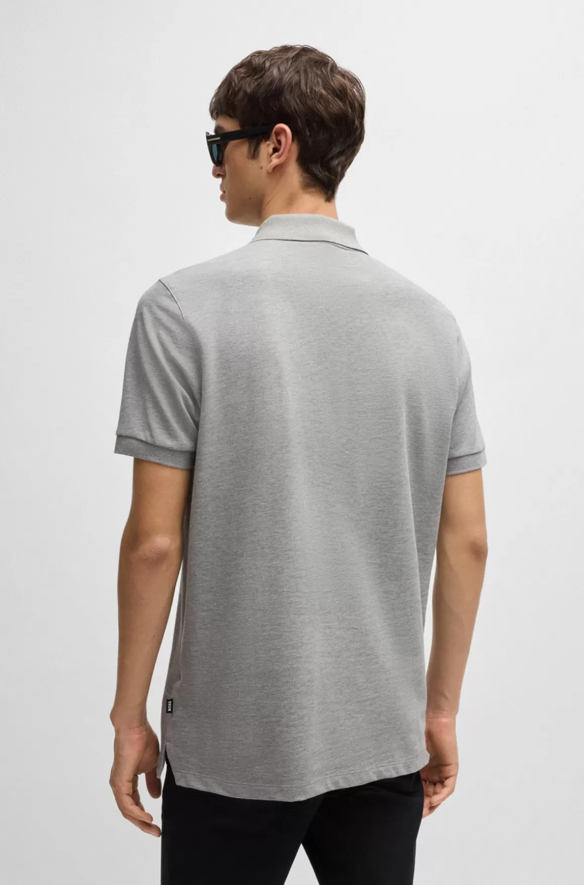 HUGO BOSS Pallas Poloshirt Med Regular Fit I Bomuld Med Broderet Logo