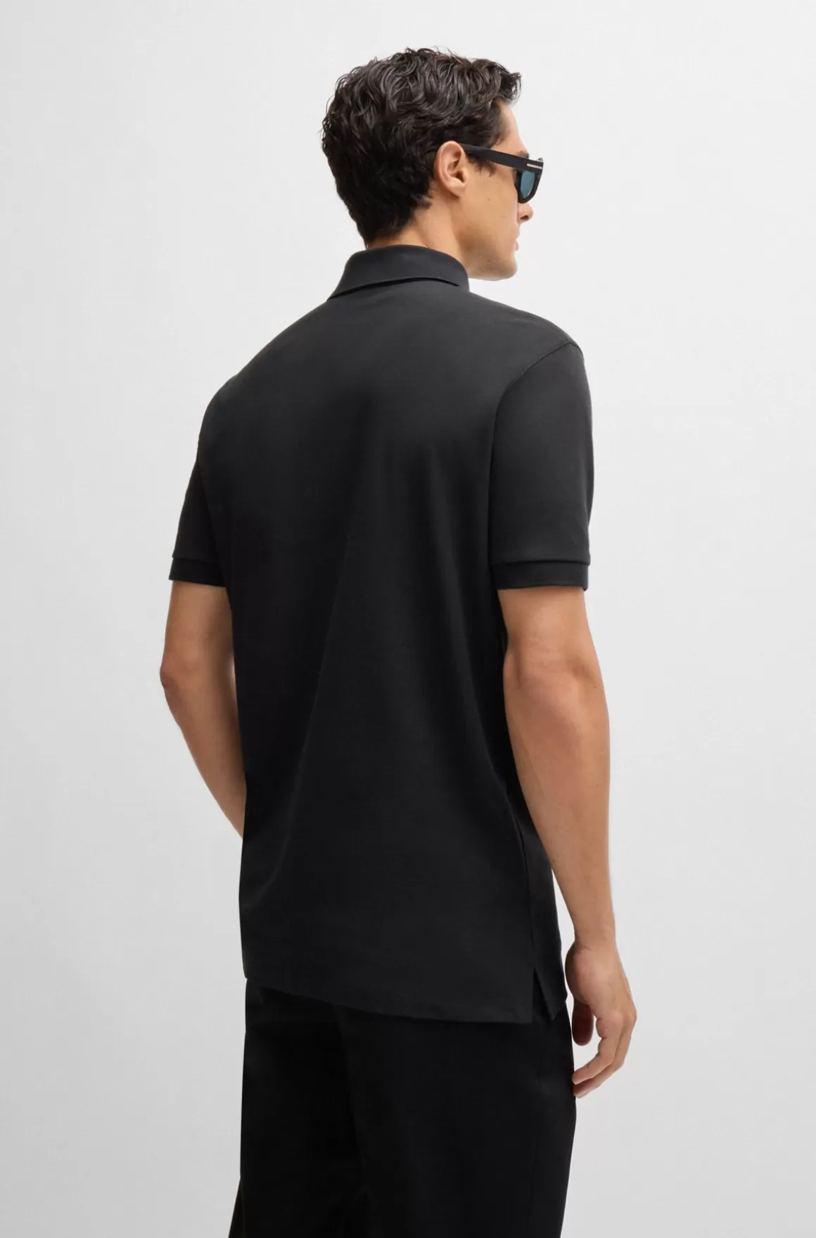 HUGO BOSS Pallas Poloshirt Med Regular Fit I Bomuld Med Broderet Logo