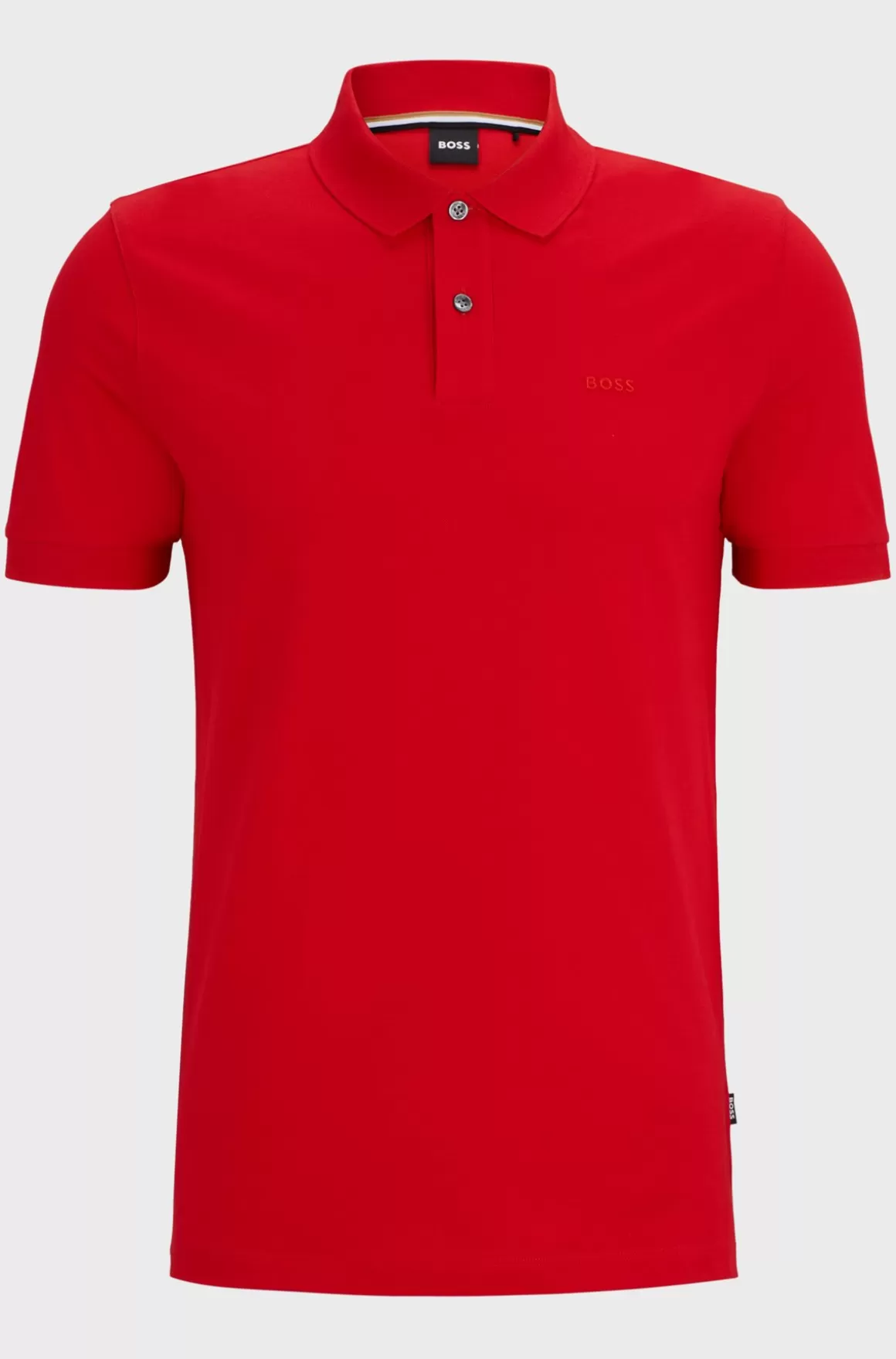 HUGO BOSS Pallas Poloshirt Med Regular Fit I Bomuld Med Broderet Logo