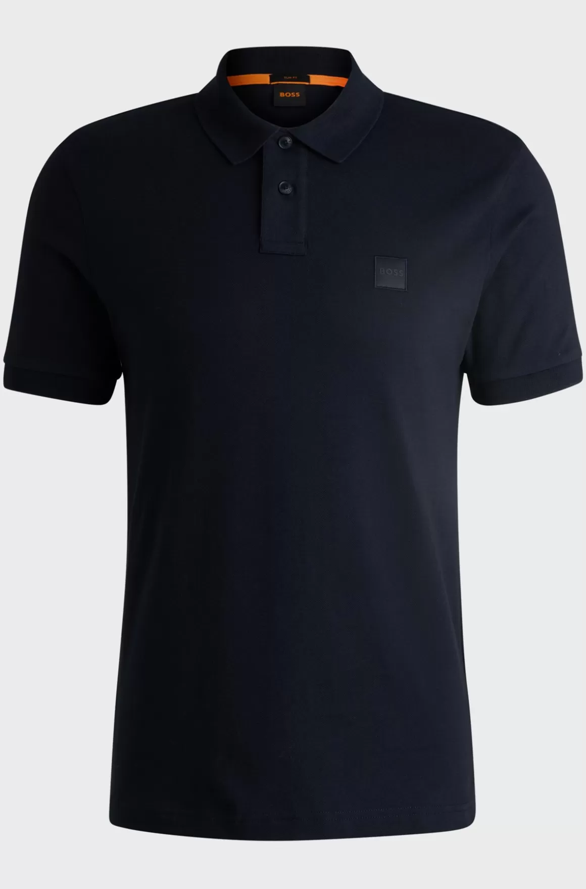HUGO BOSS Poloshirt Med Slim Fit I Bomuld Med Stræk Og Logomærke