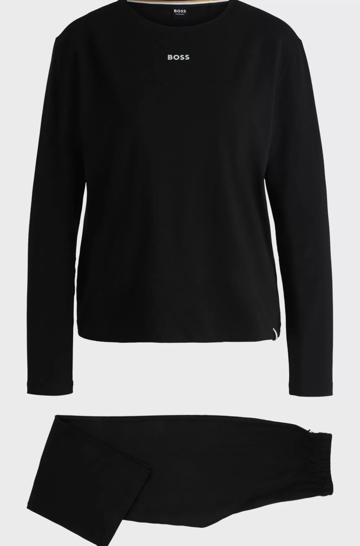 HUGO BOSS Pyjamas I Bomuldsjersey Med Stræk Og Logo