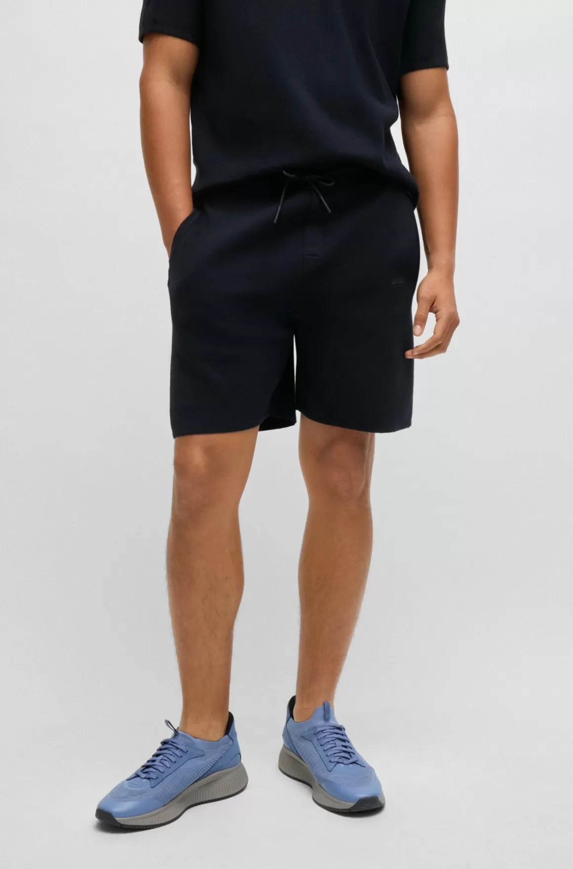 HUGO BOSS Regular Fit Shorts I Termoregulerende Bomuldsblanding
