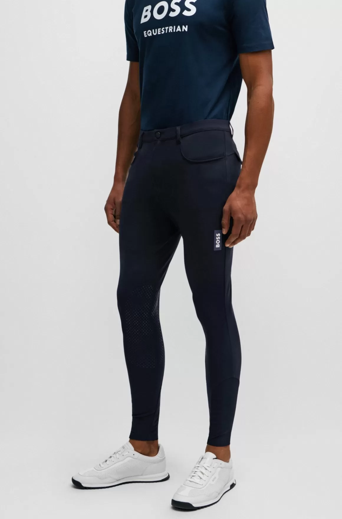 HUGO BOSS Ridebukser Til Hestesport Med Knæstøtter