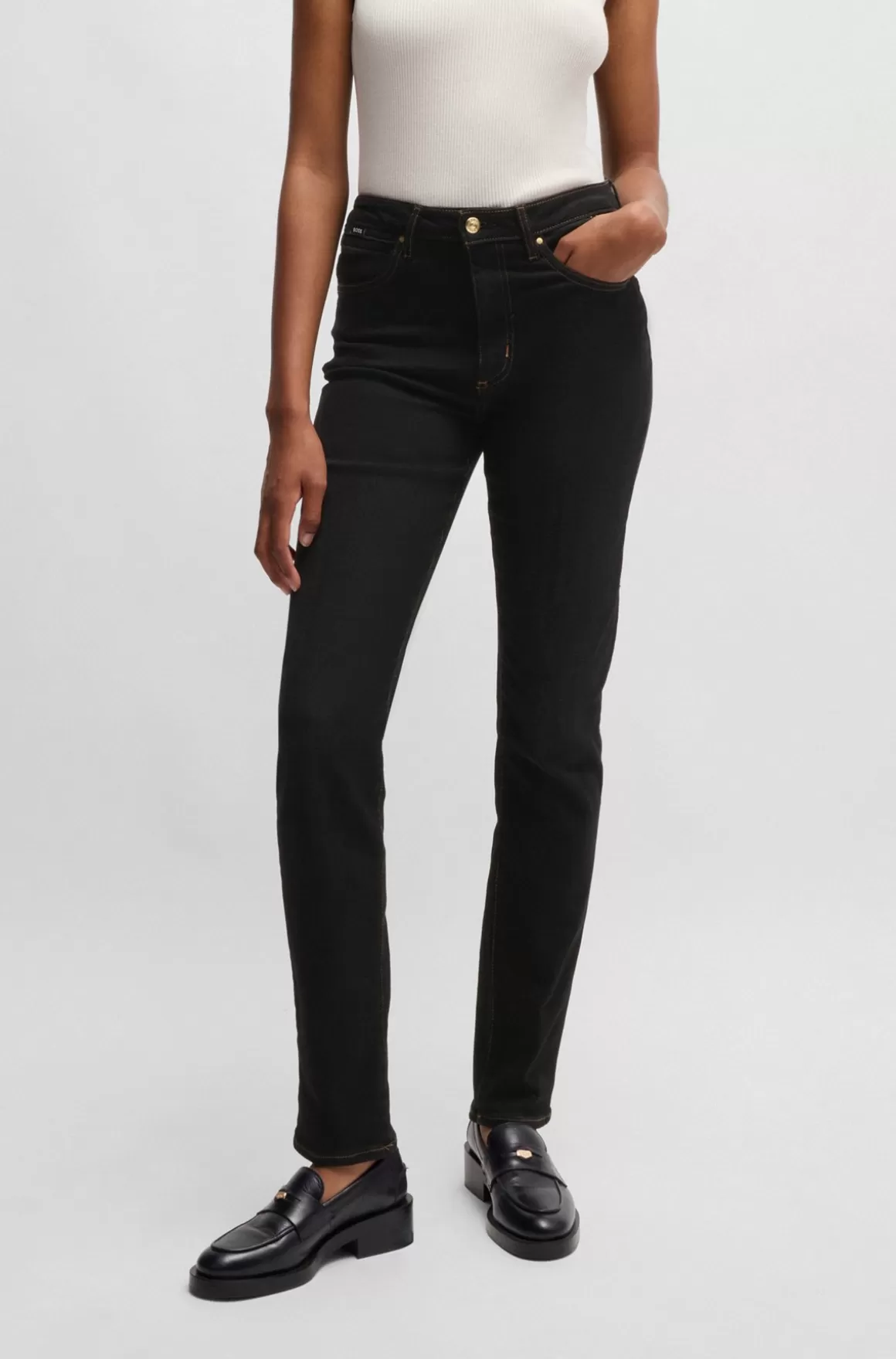 HUGO BOSS Slim Fit Jeans I Denim Med Stræk